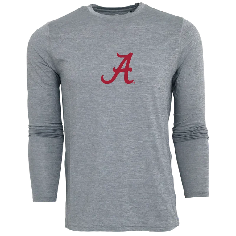 Alabama Guide Sport Long Sleeve Tee Laid