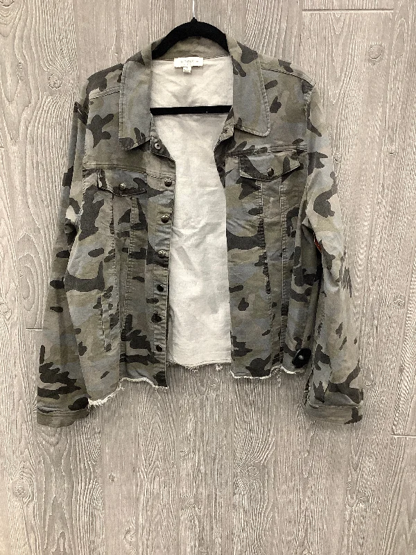 Jacket Other By Umgee In Camouflage Print, Size: 1x Refined Men's Velvet