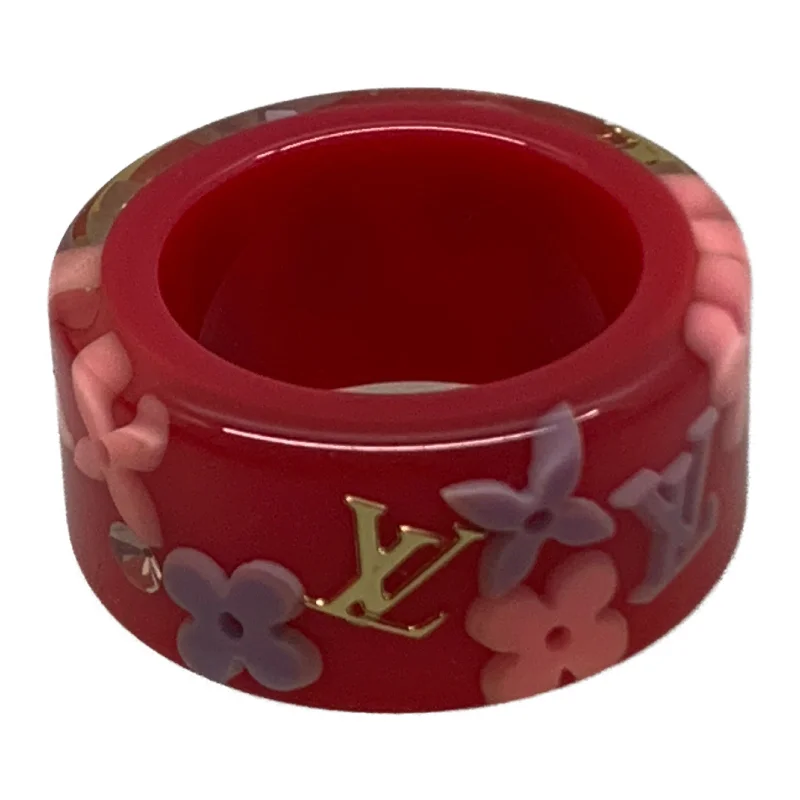 LOUIS VUITTON/Ring/6.5/Red/M66096 Refined Men's Hand