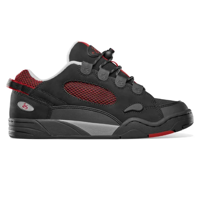 Es Muska Skate Shoes - Black/Red Cool Men's Skate