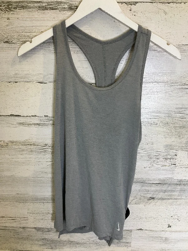 Grey Athletic Tank Top Nike Apparel, Size Xs Casual Men's Loose