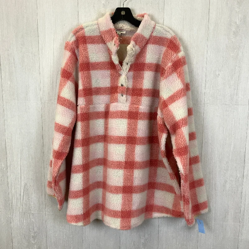Jacket Faux Fur & Sherpa By Andree By Unit In Pink, Size: 2x Polished Men's Satin