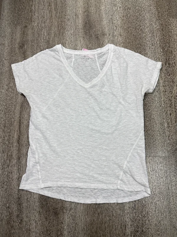 Athletic Top Short Sleeve By Athleta In White, Size: S Classic Men's Pin