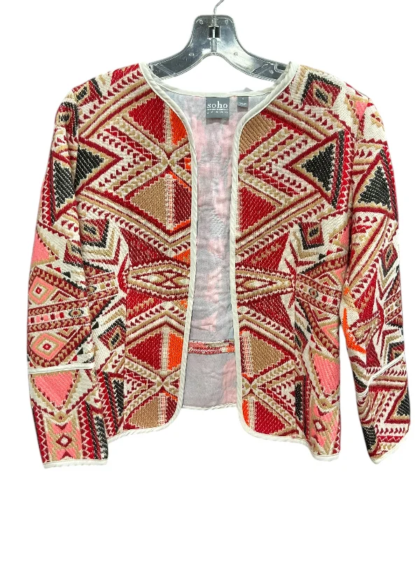 Jacket Other By New York And Co In Red & Tan, Size: S Youthful Men's Anime