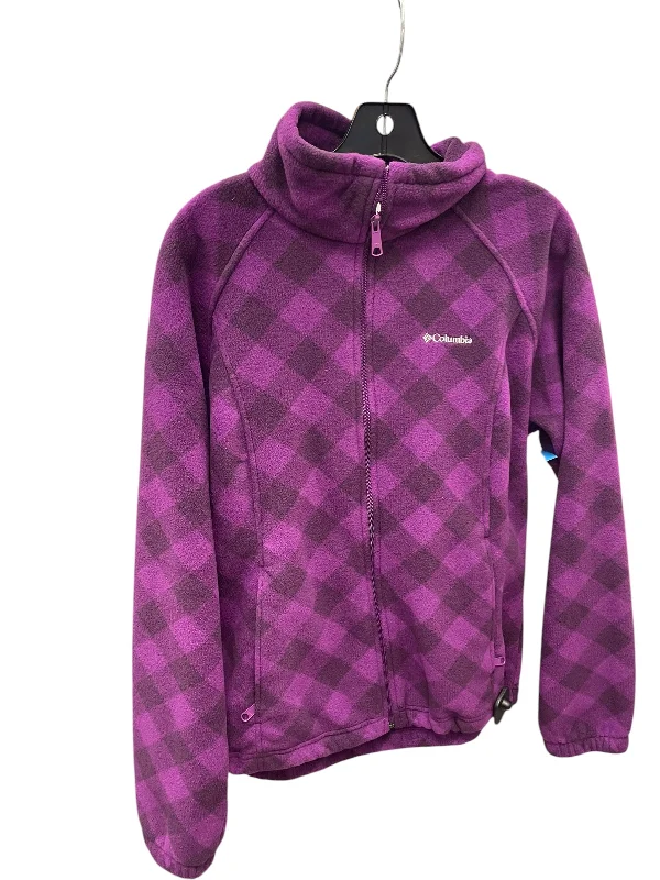 Jacket Fleece By Columbia In Purple, Size: Xl Vacation