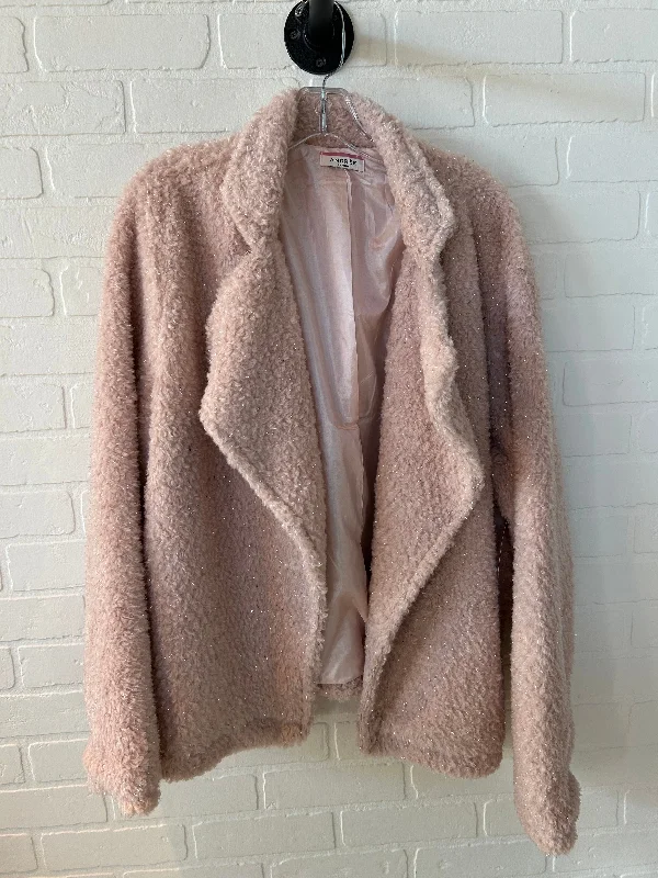 Jacket Fleece By Andree By Unit In Pink, Size: 1x Modern Men's Tech