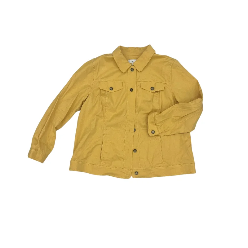 Jacket Other By Cj Banks In Yellow, Size:1X Sharp Men's Italian