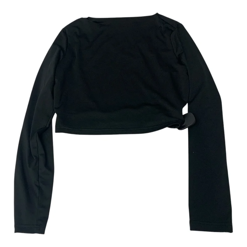 Athletic Top Long Sleeve Crewneck By Clothes Mentor In Black, Size: S Beach