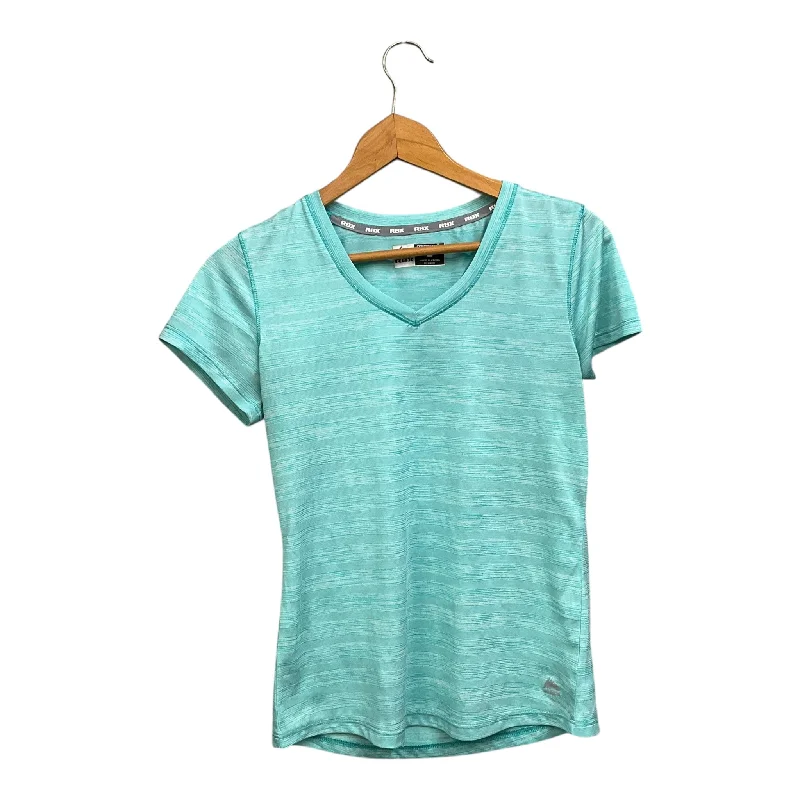 Athletic Top Short Sleeve By Rbx In Aqua, Size: M Youthful Men's Pop