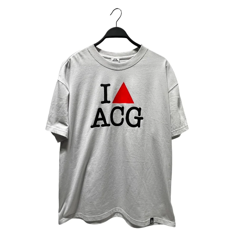 NIKE ACG/T-Shirt/L/Cotton/WHT/Graphic/ Cozy Men's Sherpa