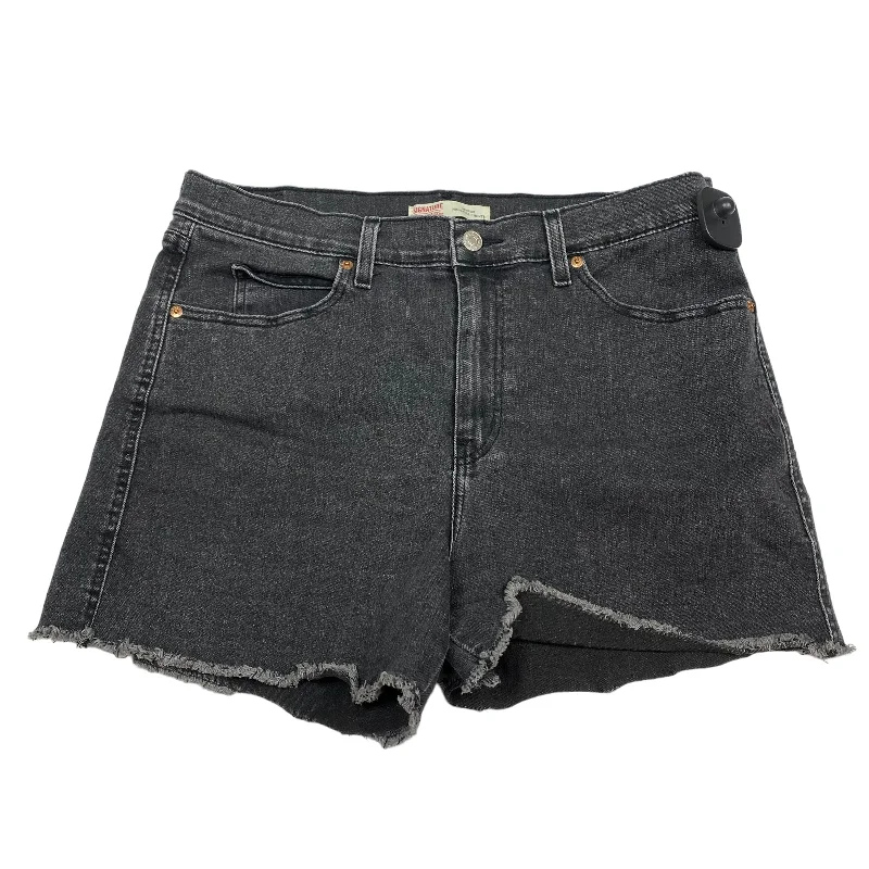 Black Denim Shorts Levis, Size 14 Adventure