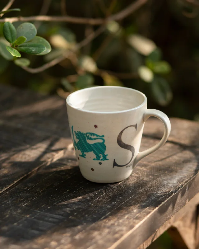 Alphabet S Mug - Stoneware Laid