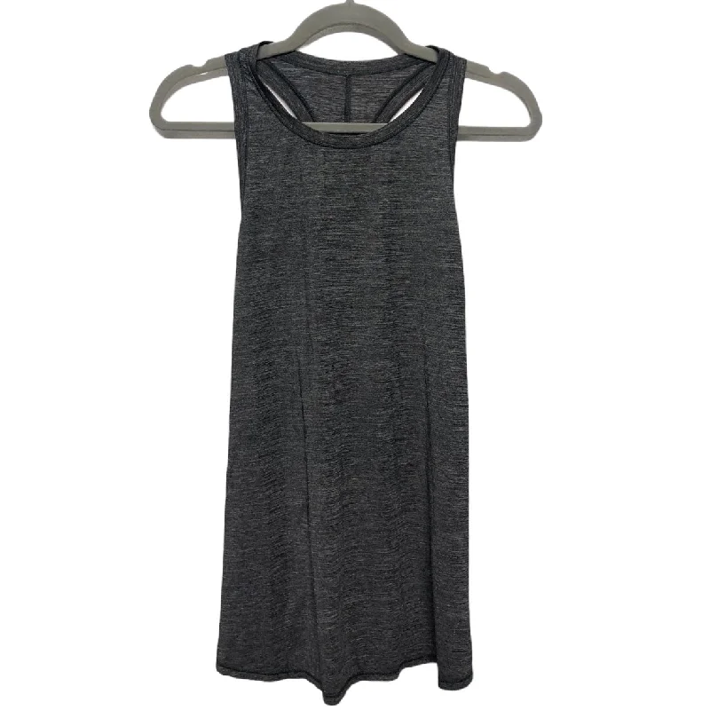 Grey Athletic Tank Top Lululemon, Size Xl Cclassic Men's Tweed