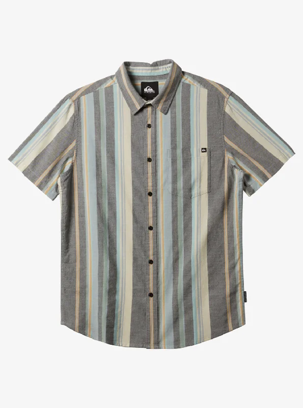 Boys 2-7 Oxford Stripe Classic Short Sleeve Shirt - Black Oxford Stripe Ss Practical Men's Multi