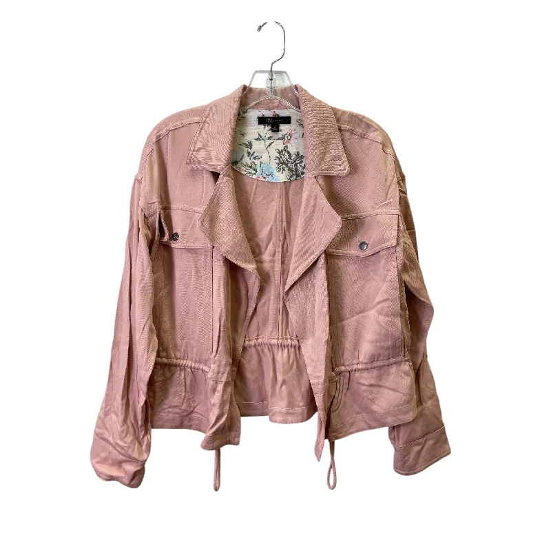 Jacket Designer By Frye In Peach, Size:S Monochromatic Office Style