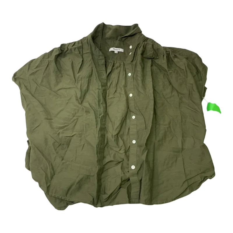 Top Short Sleeve By Madewell In Green, Size: M Cozy Men's Sherpa