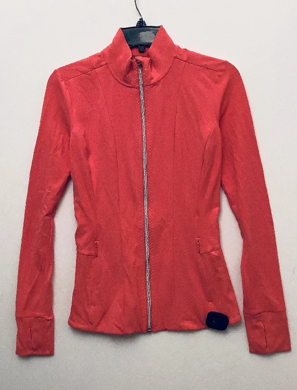 Athletic Jacket By Athleta In Coral, Size: Xs Monochromatic All