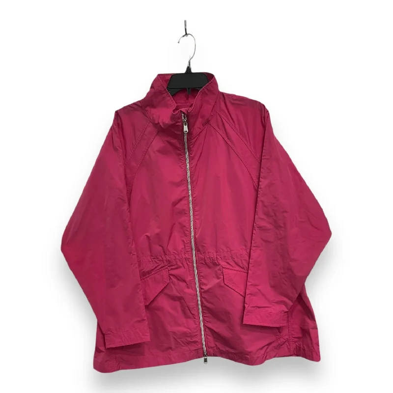 Jacket Windbreaker By Athleta In Pink, Size: 1x Streetwear Style