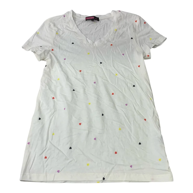 Top Short Sleeve By Emotion Lady In White, Size: S Cool Men's Distressed