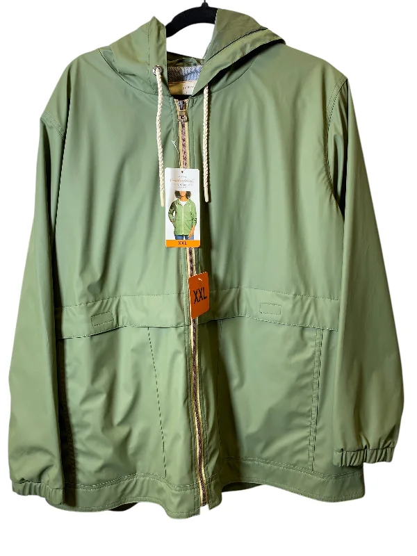 Jacket Other By Weatherproof In Green, Size: Xxl Adventure