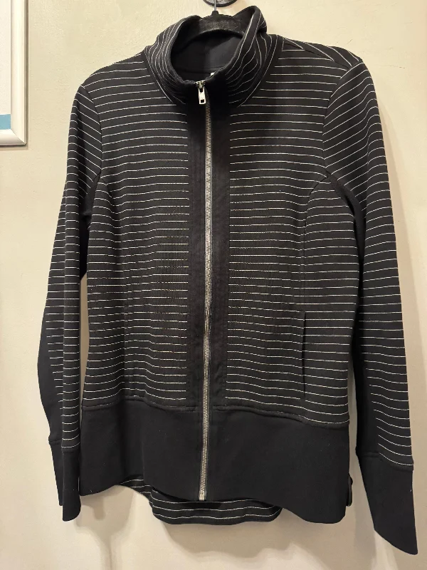 Athletic Jacket By Cabi In Black & White, Size: M Youthful Men's Anime