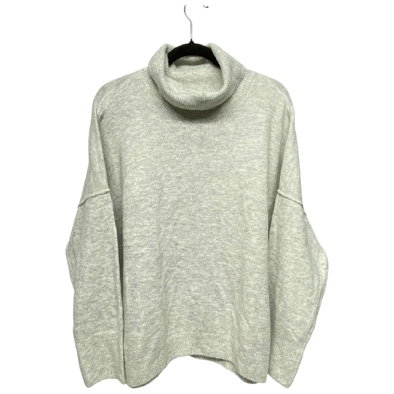 Top Long Sleeve By Vince Camuto In Grey, Size: 2x Monochromatic Office Style