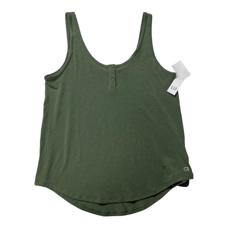 Green Athletic Tank Top Gapfit, Size Xs Sporty Men's Athleisure 