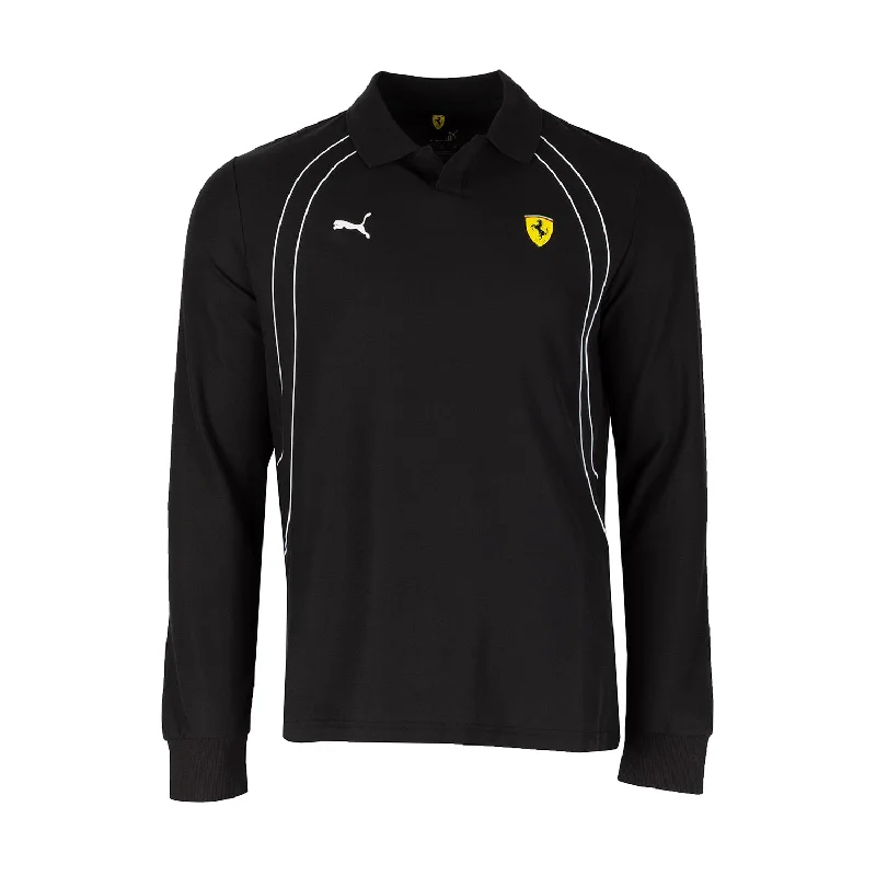 Ferrari Race Long Sleeve Polo - Mens Sharp Men's Italian