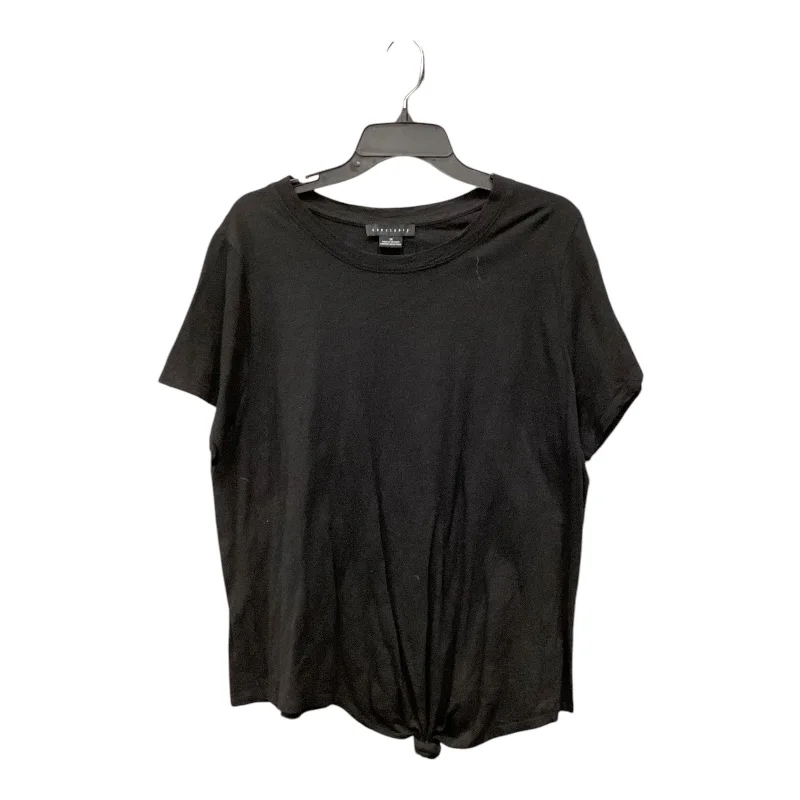 Top Short Sleeve Basic By Sanctuary In Black, Size: 1x Practical Men's Quick