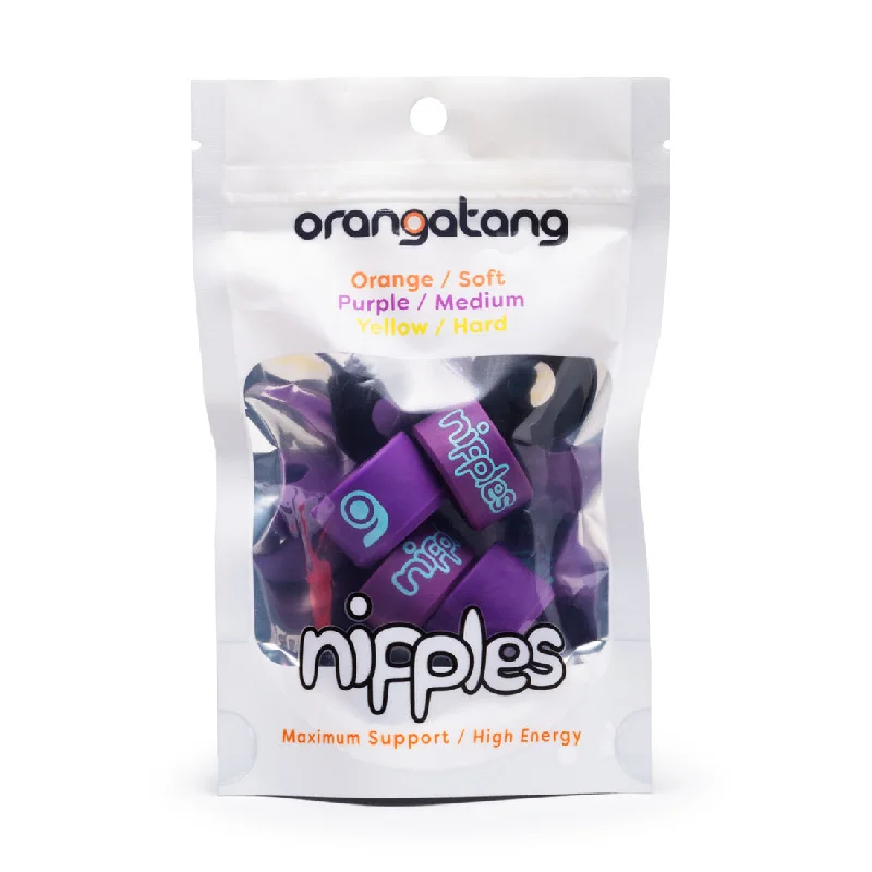 Orangatang Nipples Purple Medium Bushings Trendy Men's Oversized