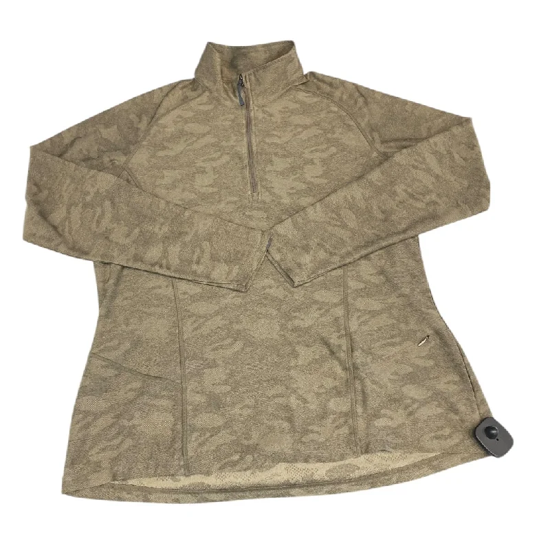 Athletic Top Long Sleeve Collar By Cmc In Green, Size: L Casual Men's Japanese 