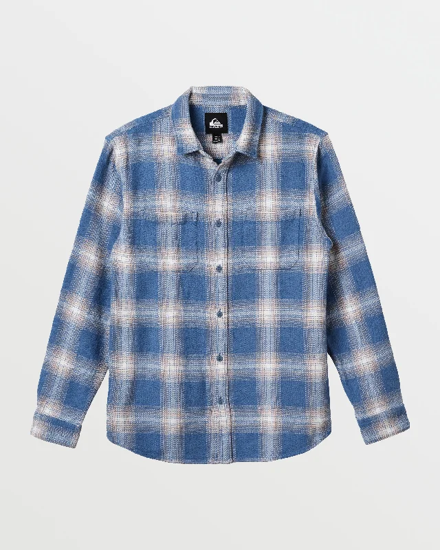 DNA Long Sleeve Flannel Shirt - Coronet Blue Tough Men's Tactical