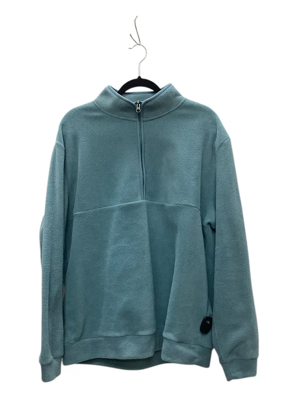 Jacket Fleece By Gap In Blue, Size: L Sleek Men's Metallic