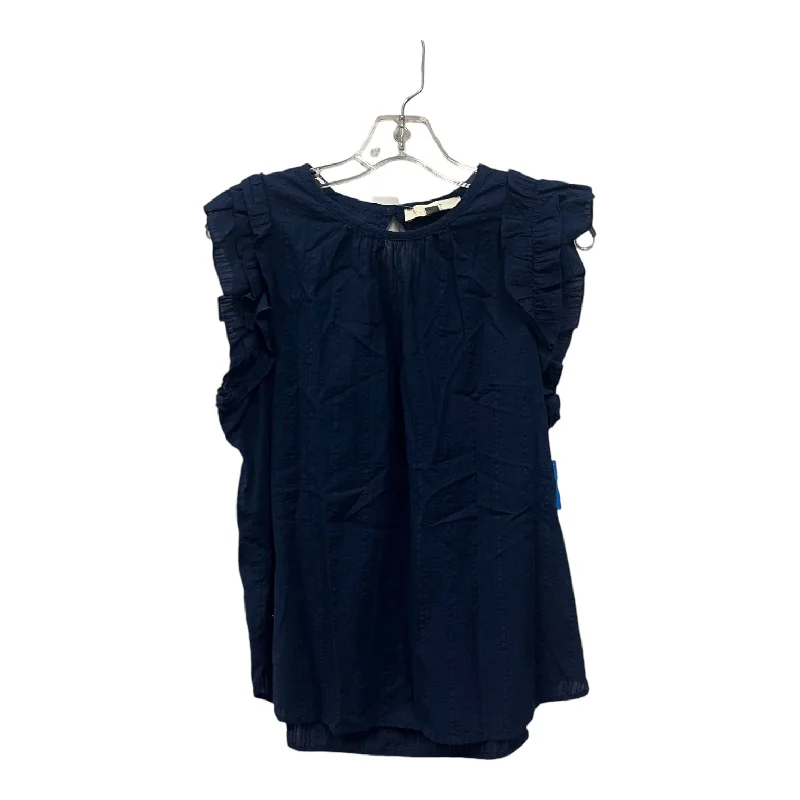 Top Ss By Loft In Blue, Size:M Artistic Men's Avant