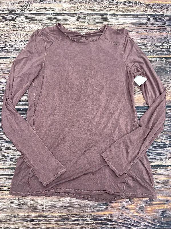 Athletic Top Long Sleeve Crewneck By Lululemon In Purple, Size: S Earthy Men's Sustainable 