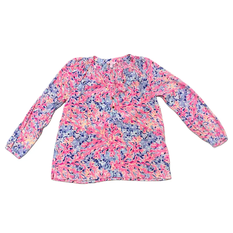Top Long Sleeve Designer By Lilly Pulitzer  Size: M Vacation
