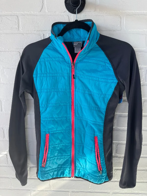 Athletic Jacket By C9 By Champion In Blue & Grey, Size: S Youthful Men's Pop