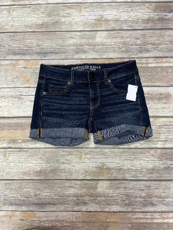 Shorts By American Eagle In Blue Denim, Size: 0 Unique Men's Upcycled