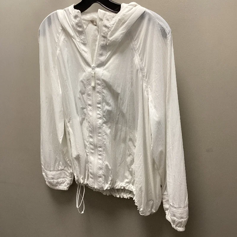 Athletic Jacket By Athleta In White, Size: S Unique Men's Patch