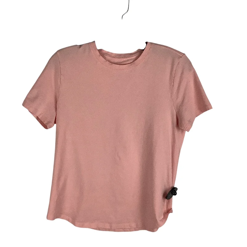 Athletic Top Short Sleeve By Lululemon In Pink Est 8/10 Bohemian Men's Free