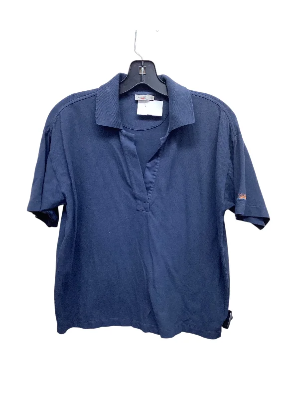 Top Short Sleeve By Faherty In Blue, Size: S Vacation