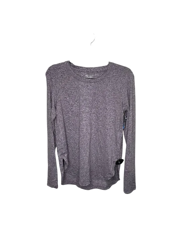 Athletic Top Long Sleeve Crewneck By Athleta In Purple, Size: M Refined Men's European