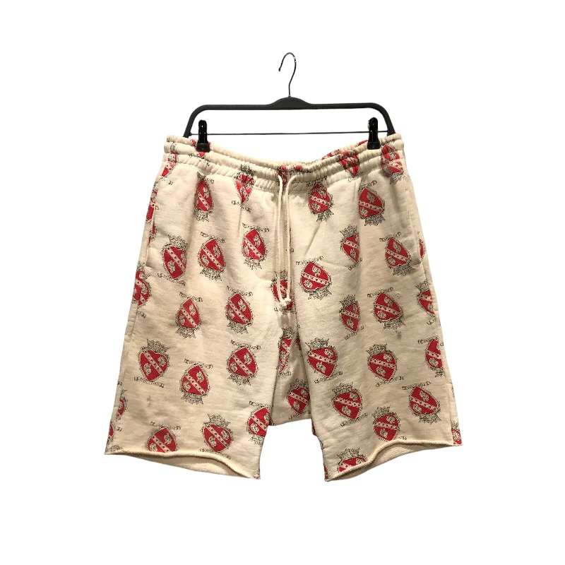 SAINT MICHAEL/Shorts/XL/Cotton/WHT/All Over Print/HEART CREST SHORTS Dapper Men's Bow