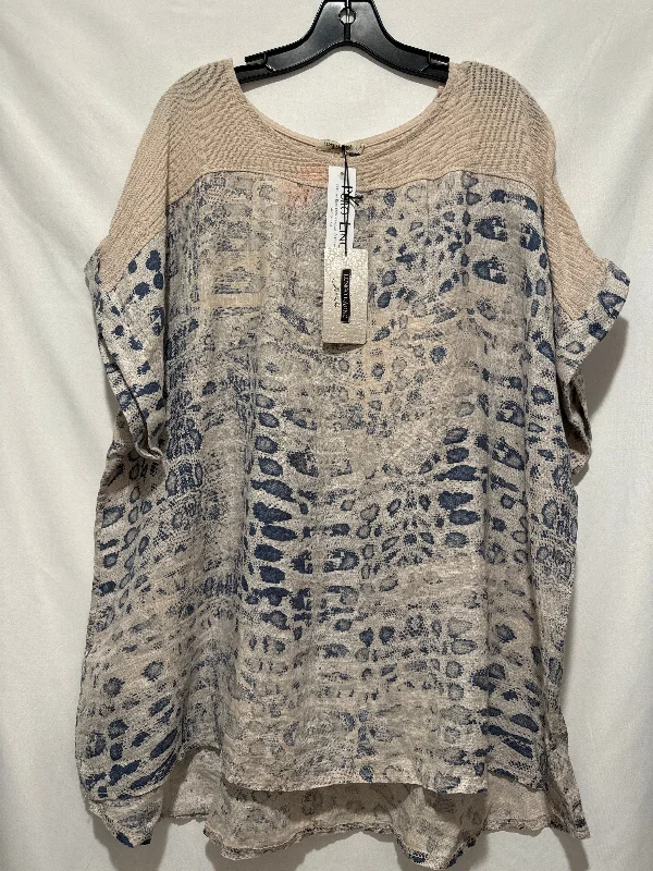 Top Short Sleeve By Clothes Mentor In Beige, Size: 3x Refined Men's Hand