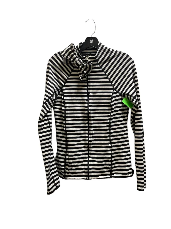 Jacket Designer By Kate Spade In Striped Pattern, Size: M Beach