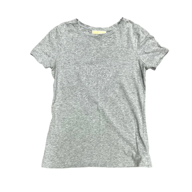 Top Short Sleeve By Michael By Michael Kors In Grey, Size: S Preppy Men's College