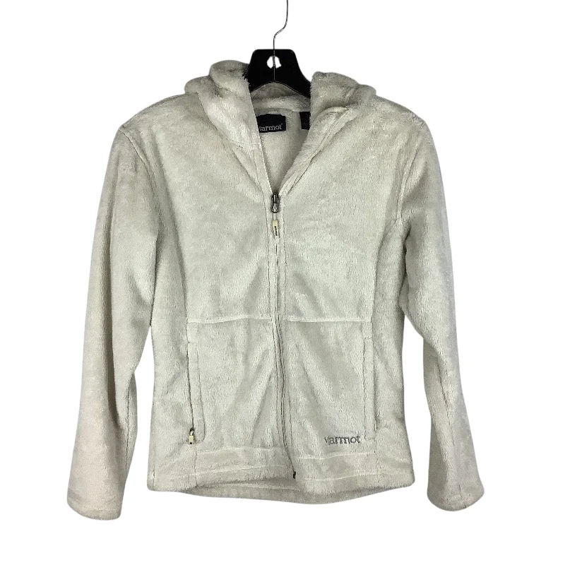 Jacket Fleece By Marmot In Cream, Size: S Cool Men's Distressed