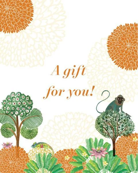 Festive gift card - Forest Youthful Men's Pop