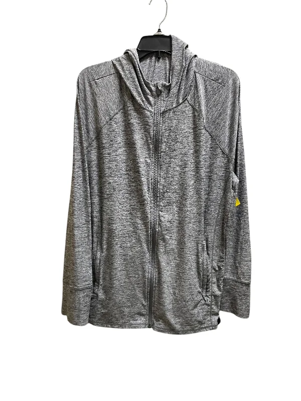 Jacket Fleece By Athleta In Grey, Size: 2x Relaxed Men's Beach