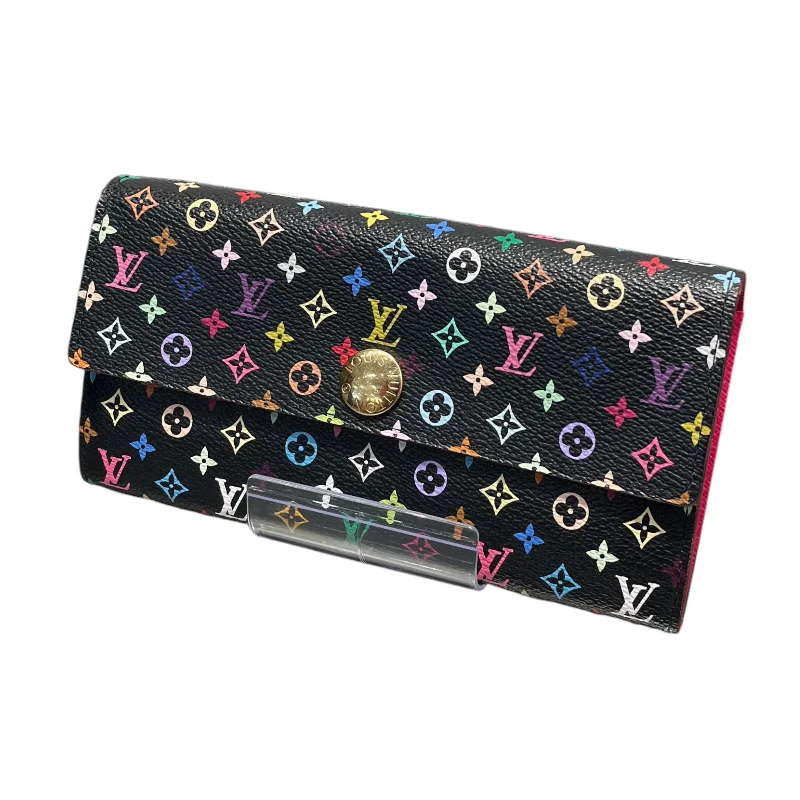 LOUIS VUITTON/Bifold Wallet/Monogram/Leather/BLK/Sarah wallet Adventure